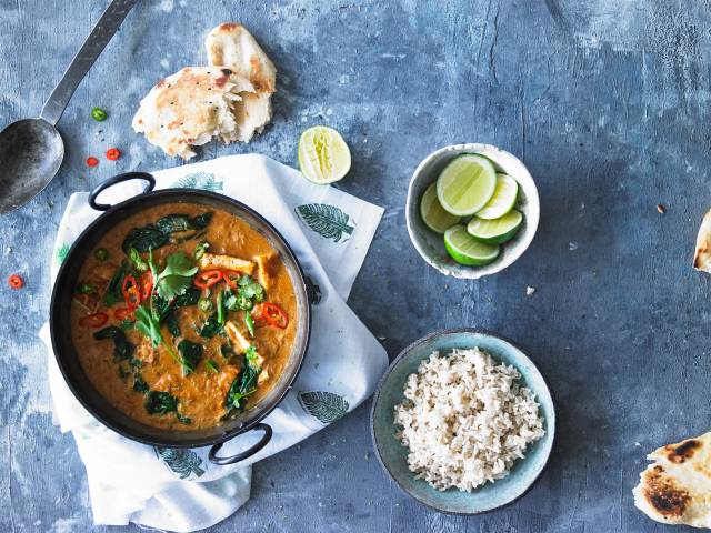 Curry de cacahuètes et de noix de coco